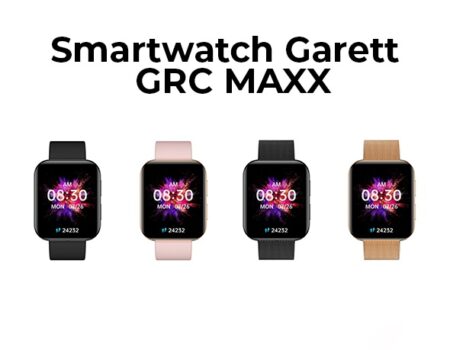 SMARTWATCH GARETT GRC MAXX GOLD STEEL - obrazek 7