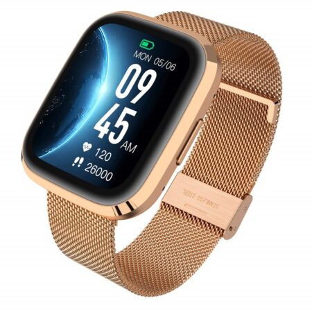 SMARTWATCH GARETT GRC STYLE ZŁOTY STALOWY - obrazek 3